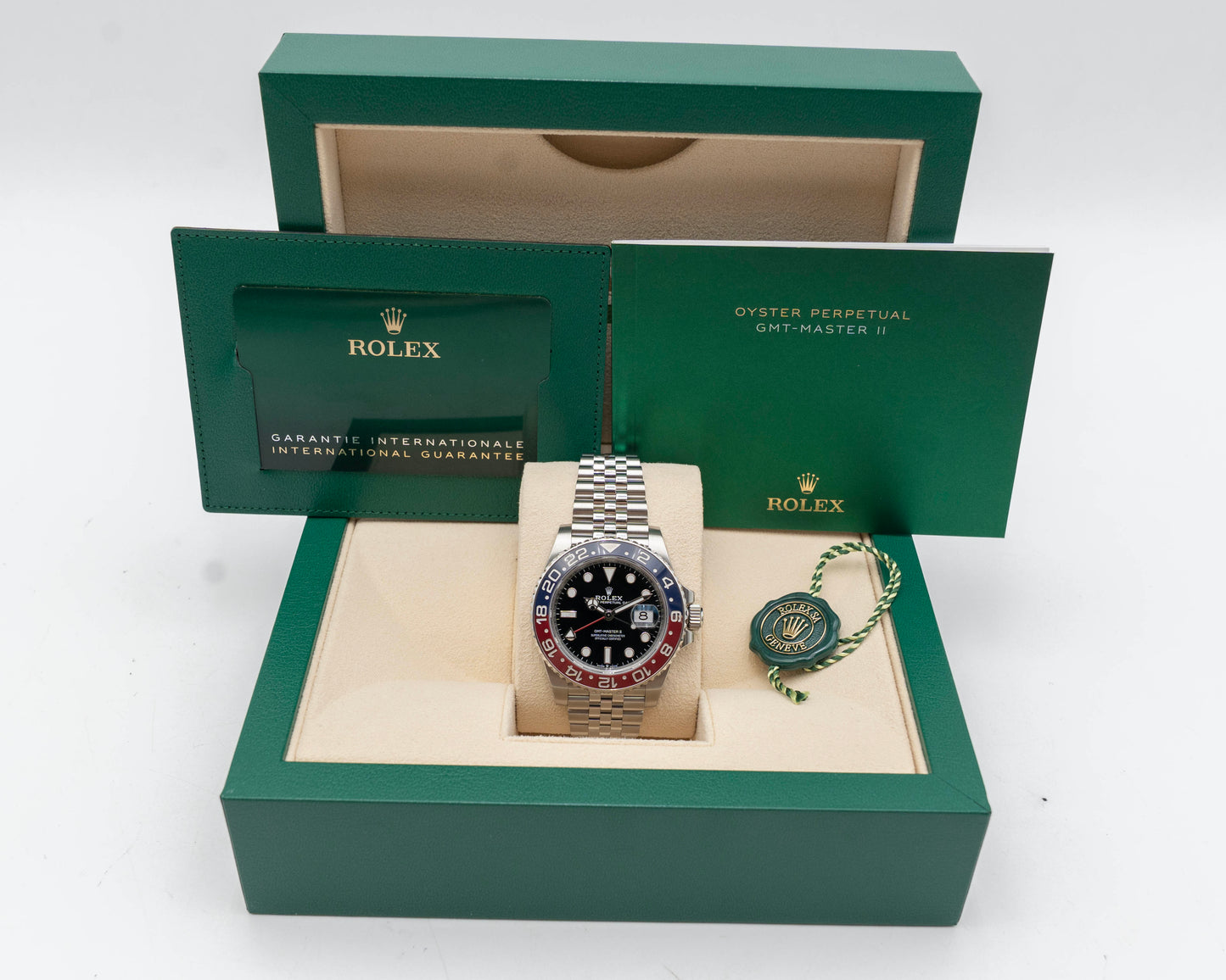 Rolex GMT Master II Pepsi 40mm 126710BLRO Jubilee 2023