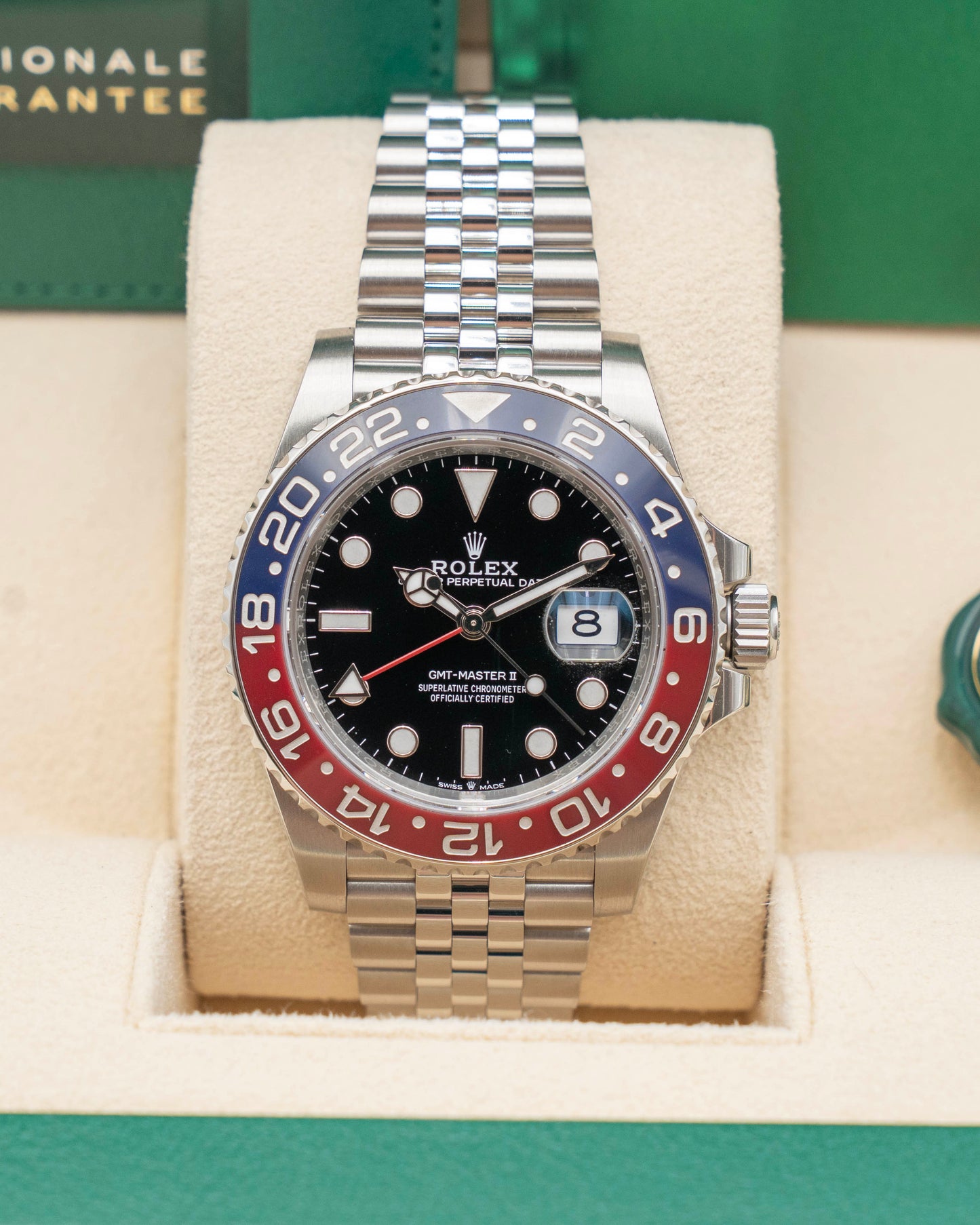Rolex GMT Master II Pepsi 40mm 126710BLRO Jubilee 2023