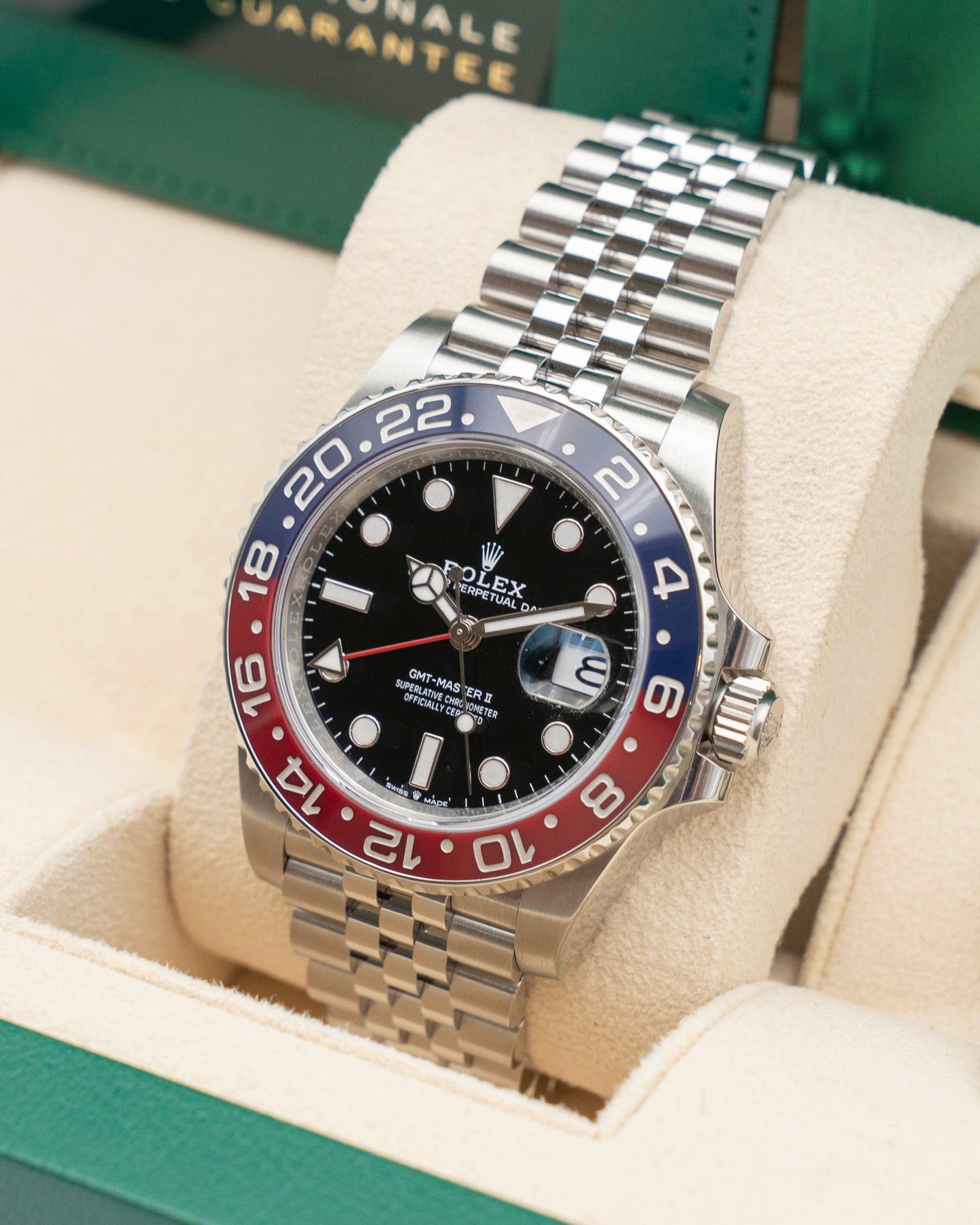 Rolex GMT Master II Pepsi 40mm 126710BLRO Jubilee 2023