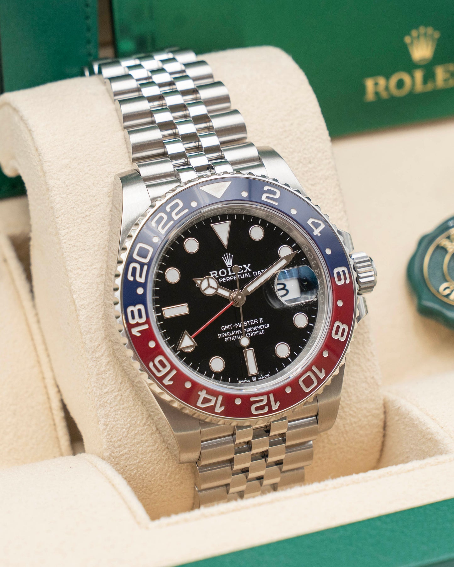 Rolex GMT Master II Pepsi 40mm 126710BLRO Jubilee 2023
