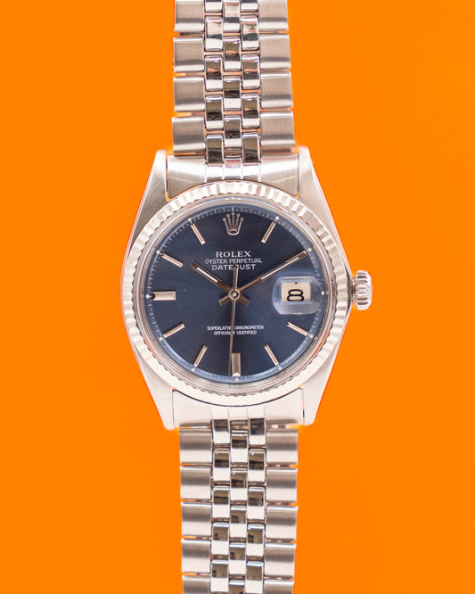 Rolex Datejust 36mm 1601 Blue Dial