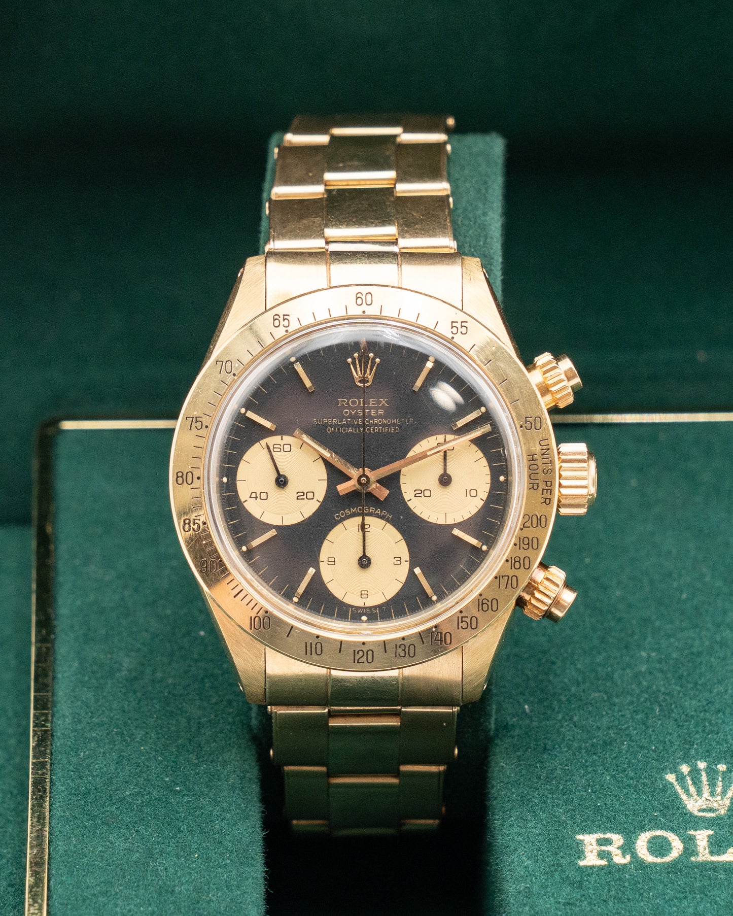 Full Set Rolex Daytona 37mm 6265 Yellow Gold