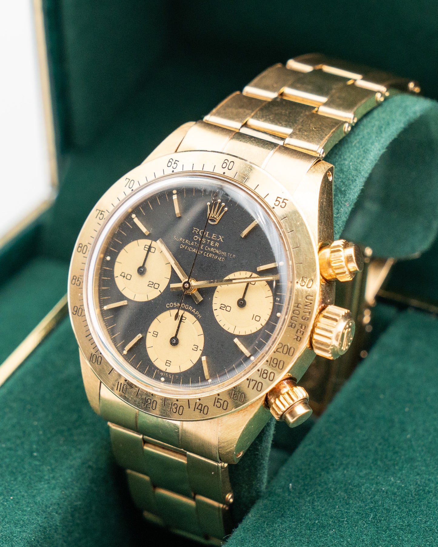 Full Set Rolex Daytona 37mm 6265 Yellow Gold