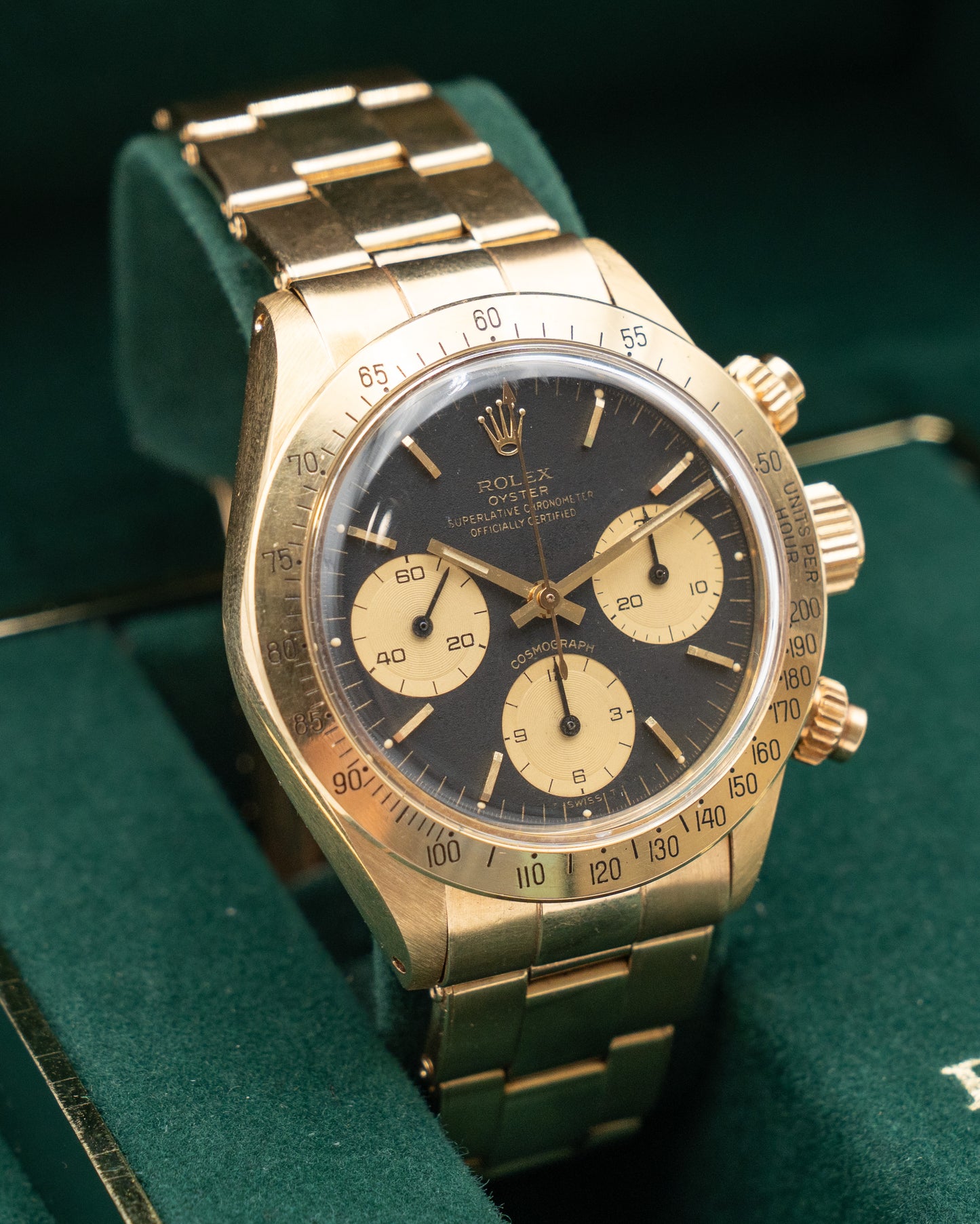 Full Set Rolex Daytona 37mm 6265 Yellow Gold