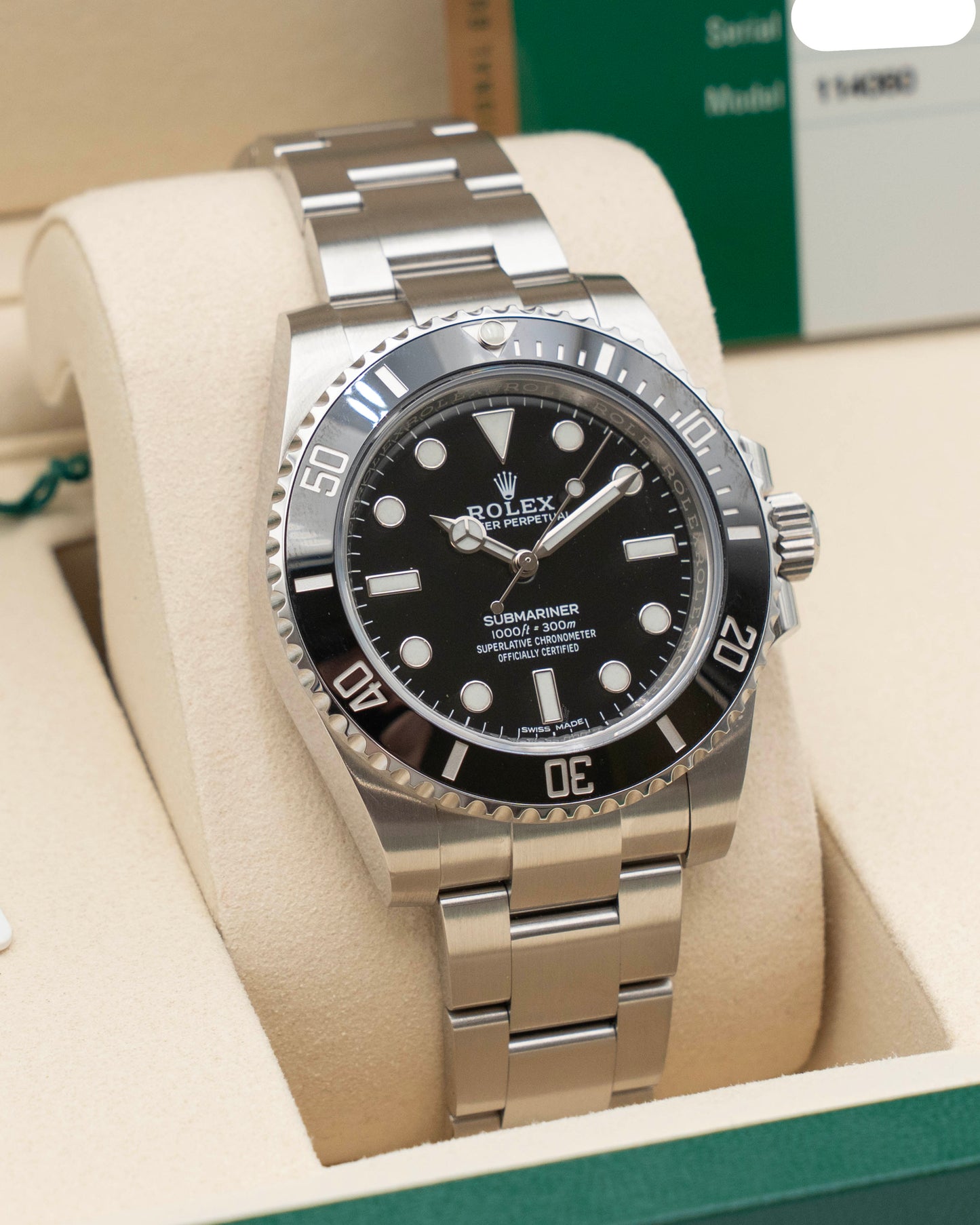 Rolex Submariner 40mm 114060 Black Dial 2018