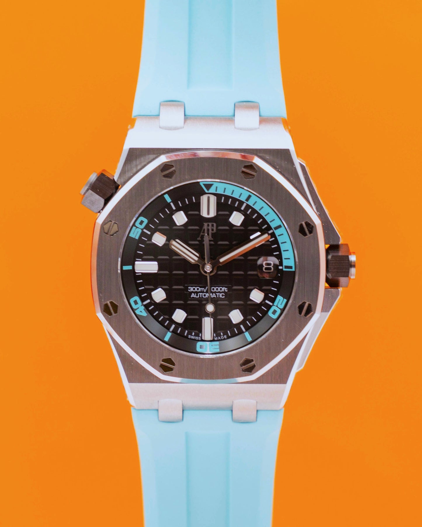 Audemars Piguet Royal Oak Offshore Selfwinding Diver 42MM 15720ST.OO.A355CA.01 Tiffany Blue