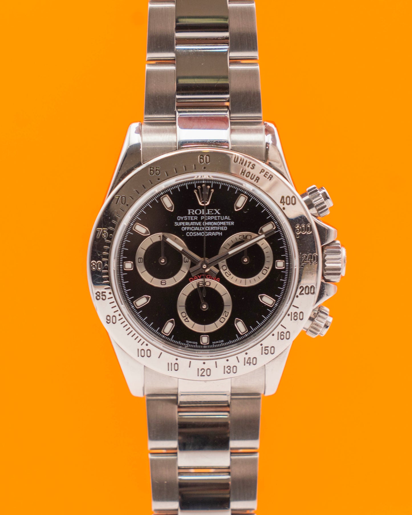 Rolex Daytona 40mm 116520 Black Stainless Steel