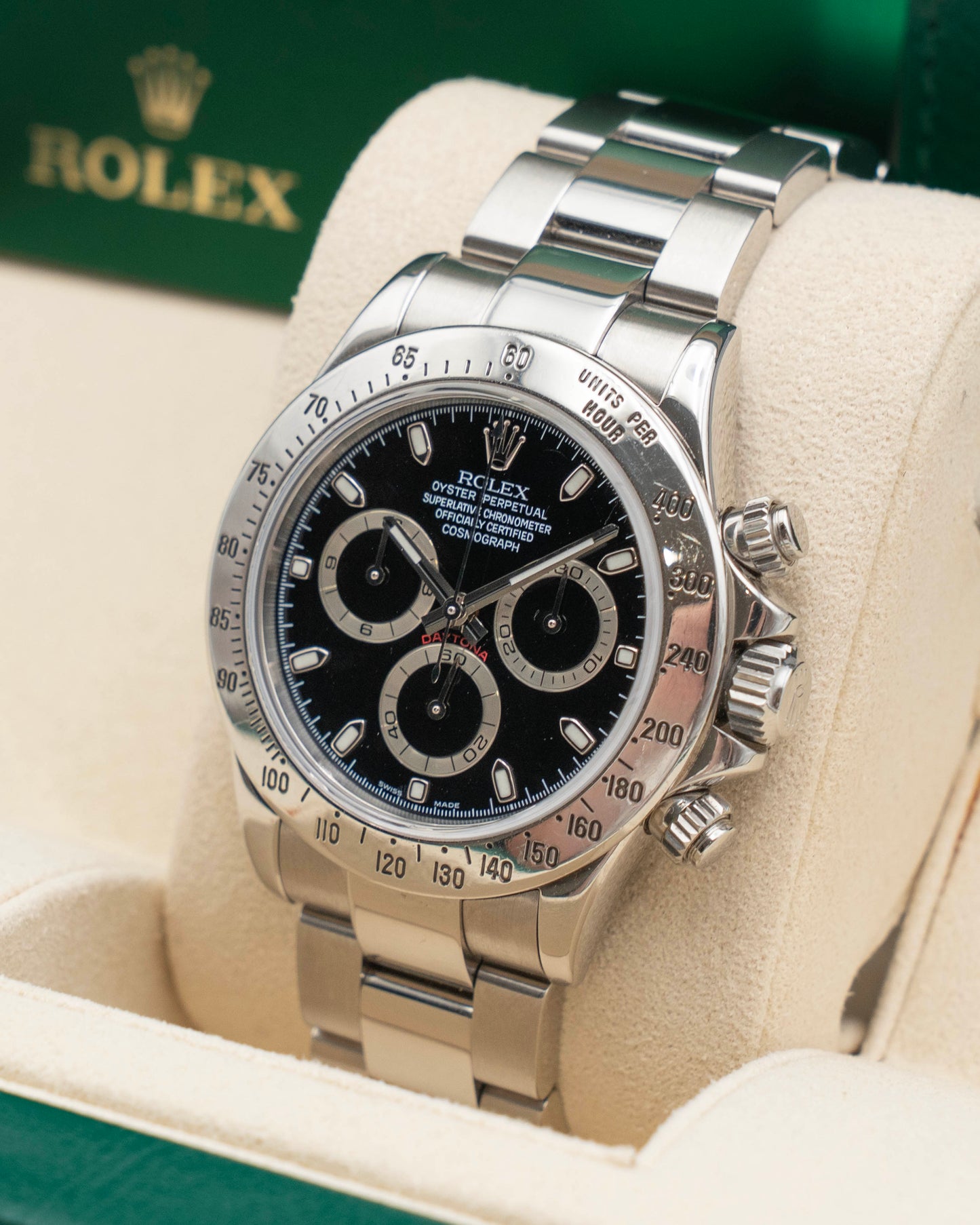 Rolex Daytona 40mm 116520 Black Stainless Steel
