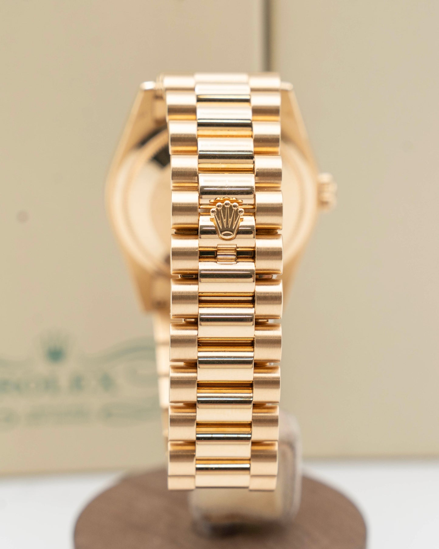 Rolex Day Date 36mm 118238 Yellow Gold Black Ruby Diamonds