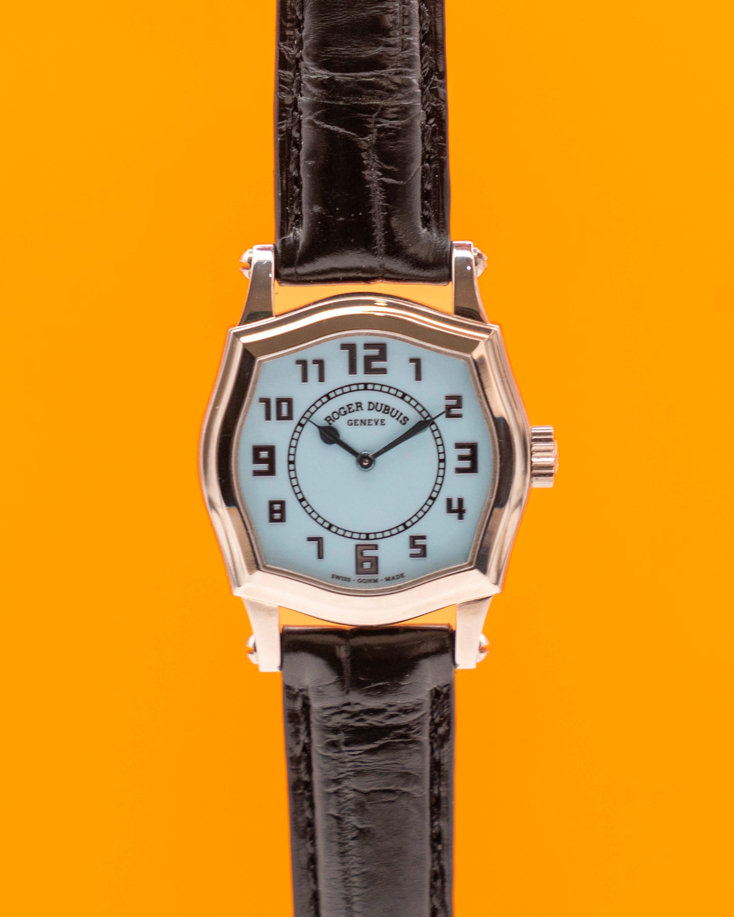 Roger Dubuis Sympathie 26.5mm Cal Rd18 White Gold Tiffany Blue