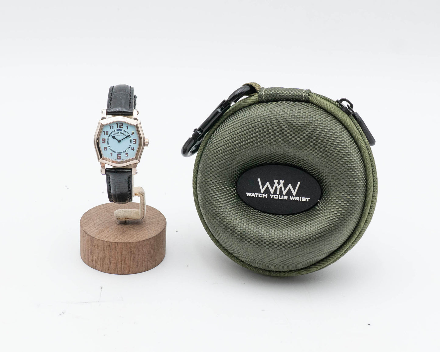 Roger Dubuis Sympathie 26.5mm Cal Rd18 White Gold Tiffany Blue