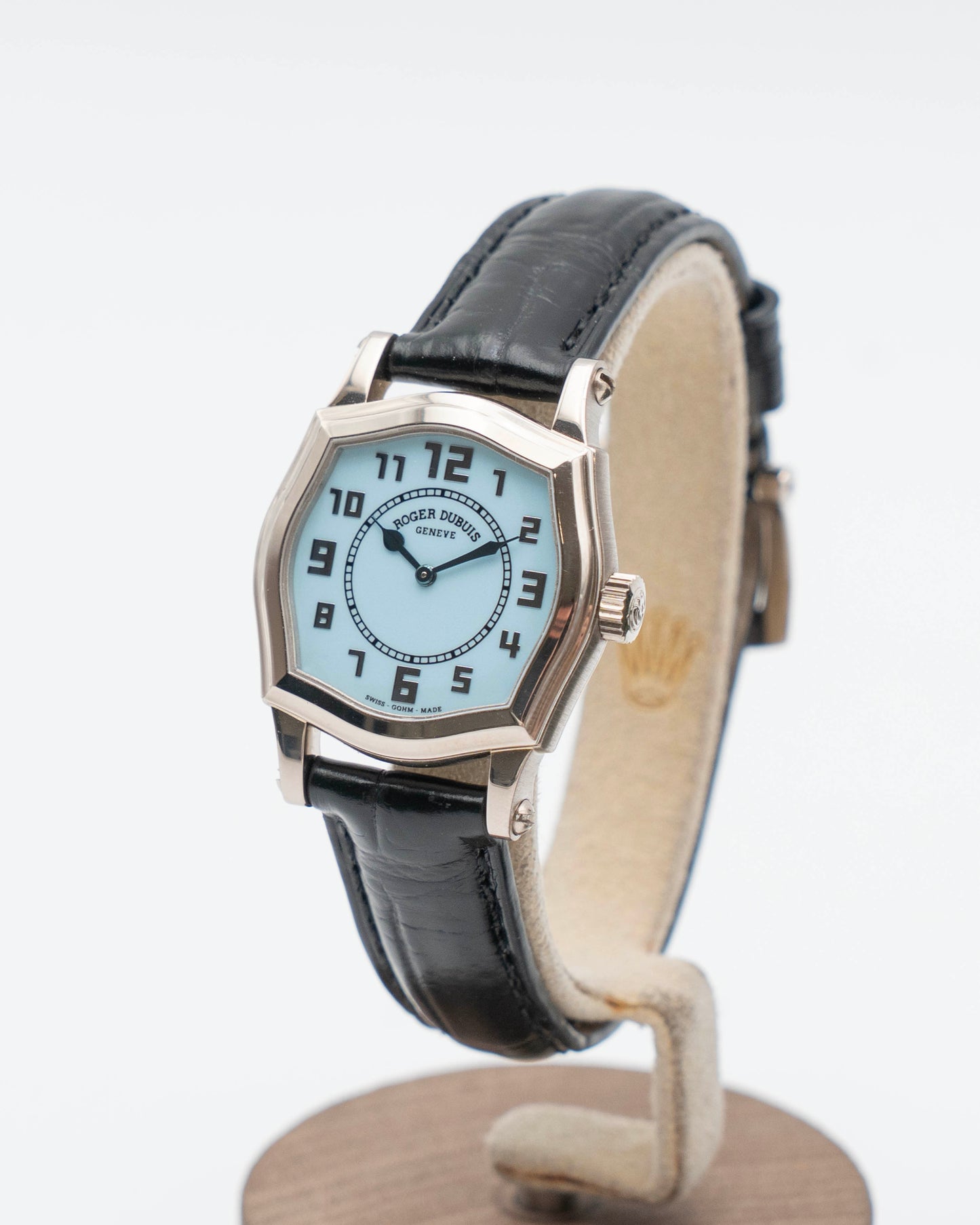 Roger Dubuis Sympathie 26.5mm Cal Rd18 White Gold Tiffany Blue