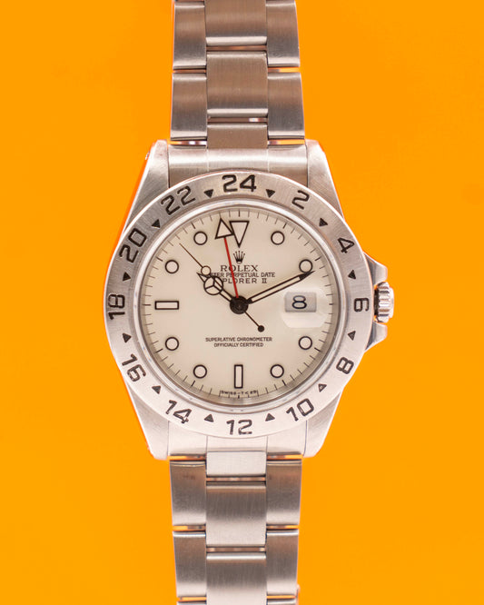 Rolex Explorer II 40mm 16570 Cream Dial
