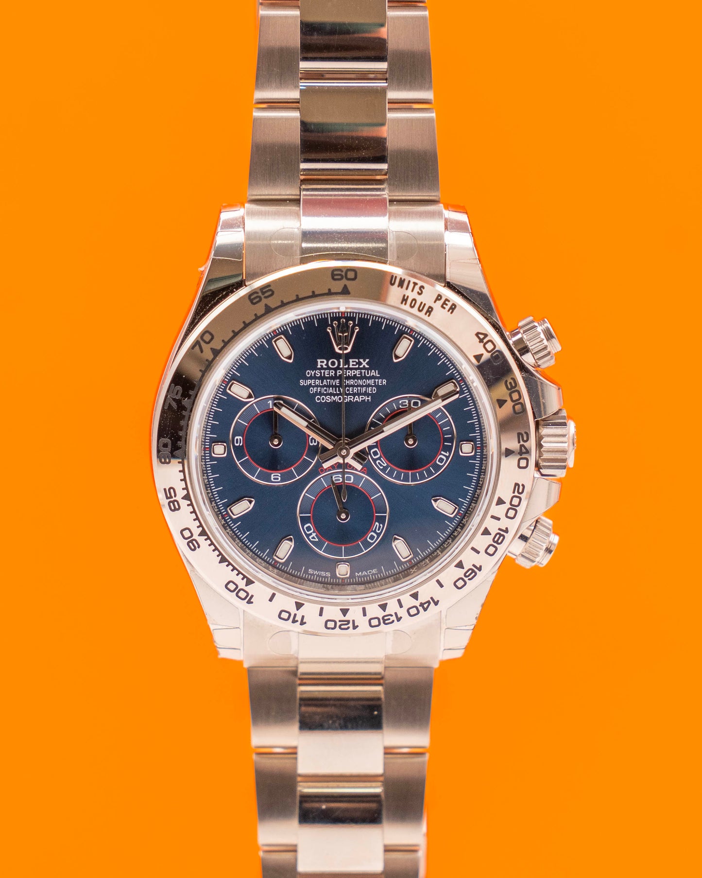 Rolex Daytona 40mm 116509 White Gold Blue Dial John Mayer 2022