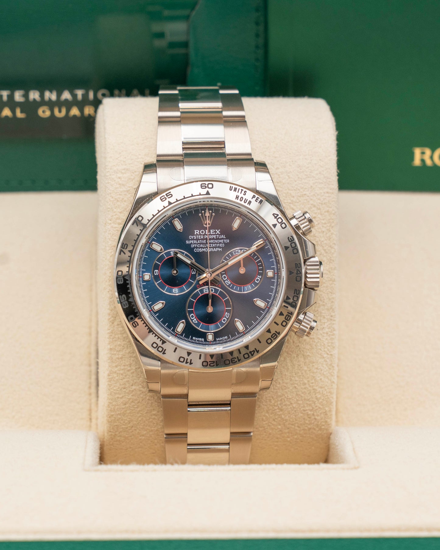 Rolex Daytona 40mm 116509 White Gold Blue Dial John Mayer 2022