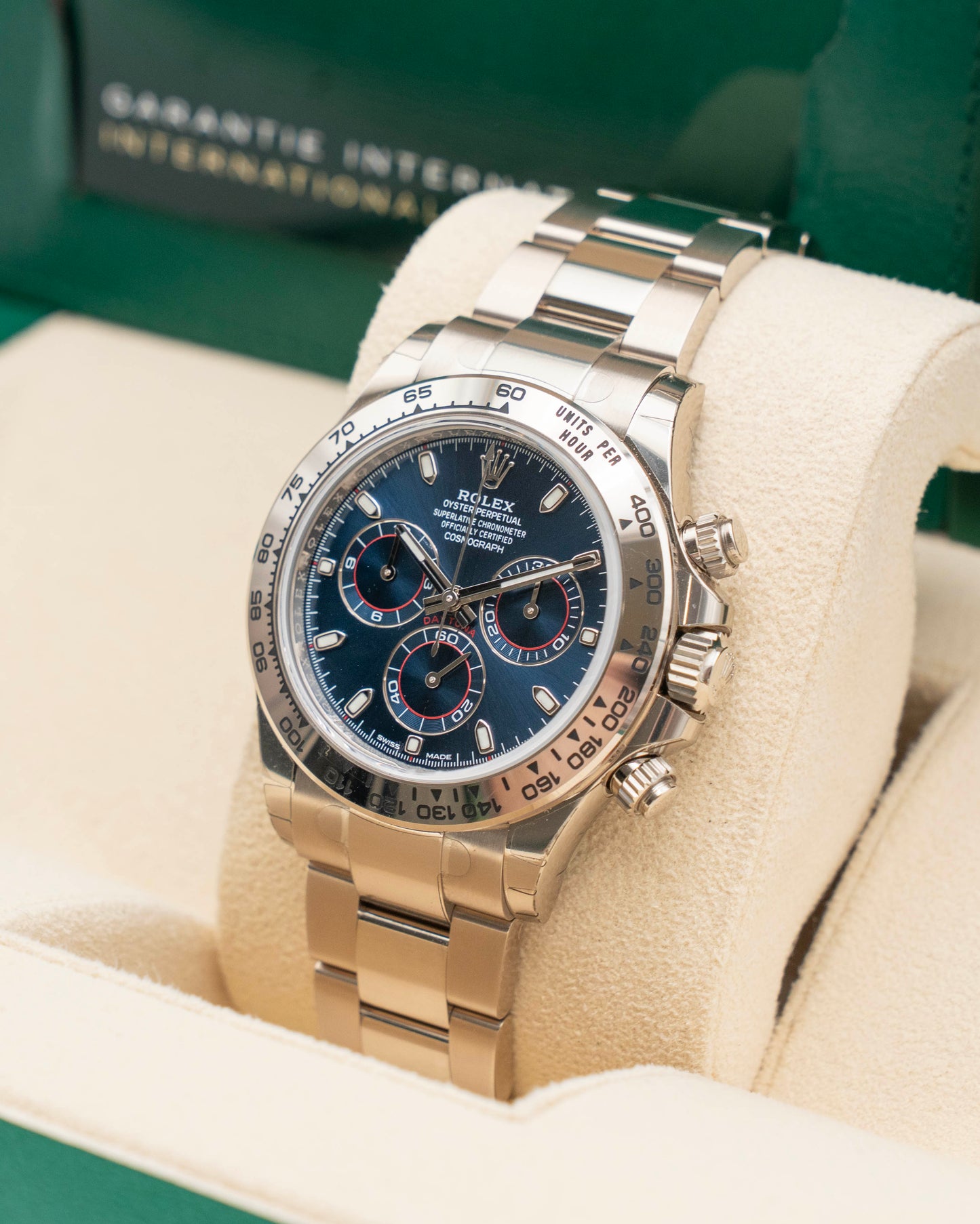 Rolex Daytona 40mm 116509 White Gold Blue Dial John Mayer 2022