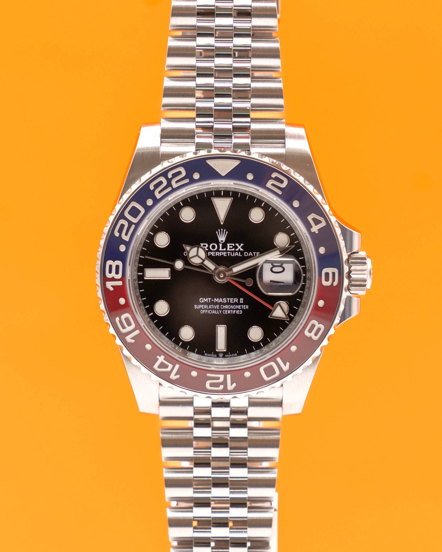 Rolex GMT Master II 40mm 126710BLRO Pepsi Jubilee 2022