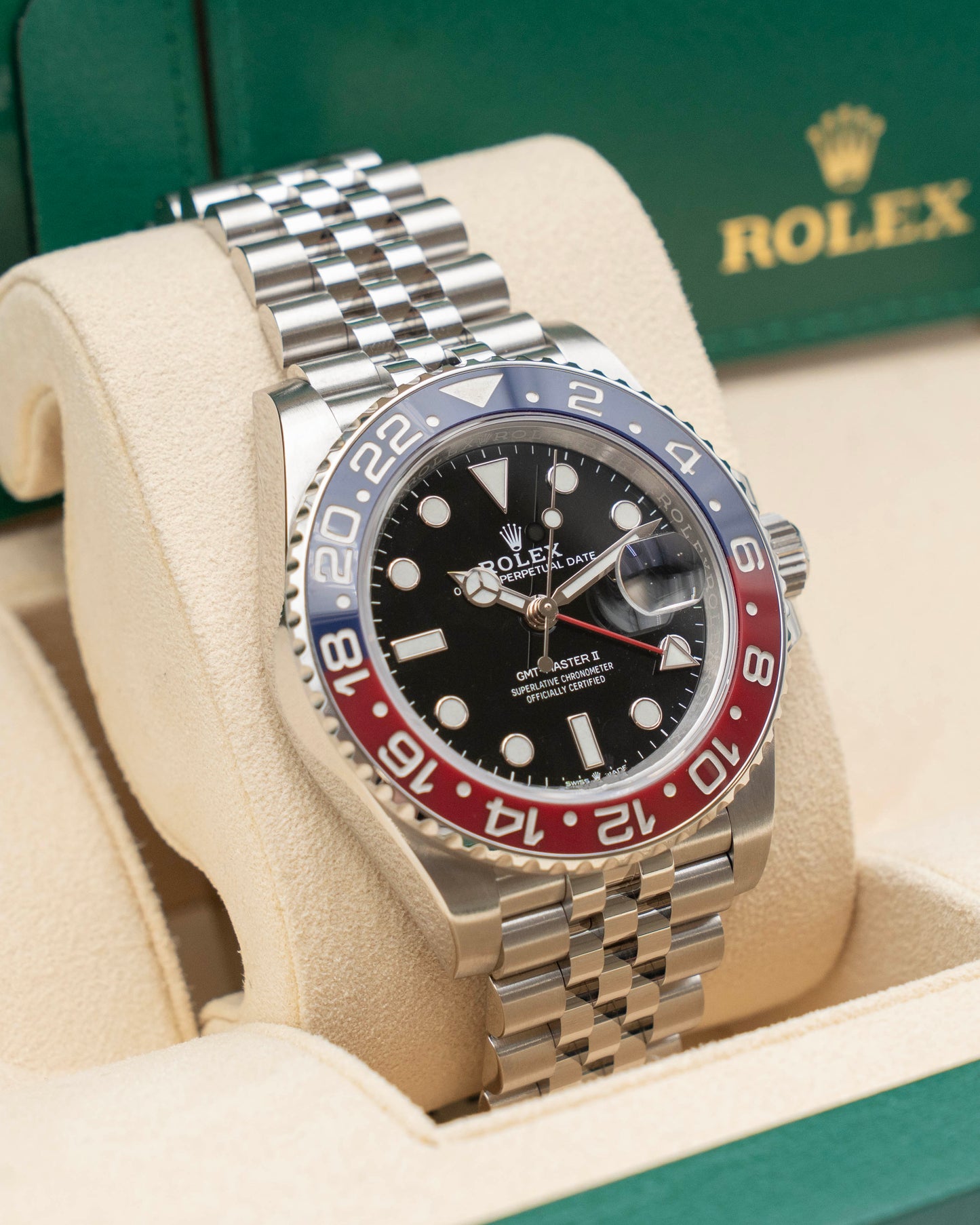 Rolex GMT Master II 40mm 126710BLRO Pepsi Jubilee 2022