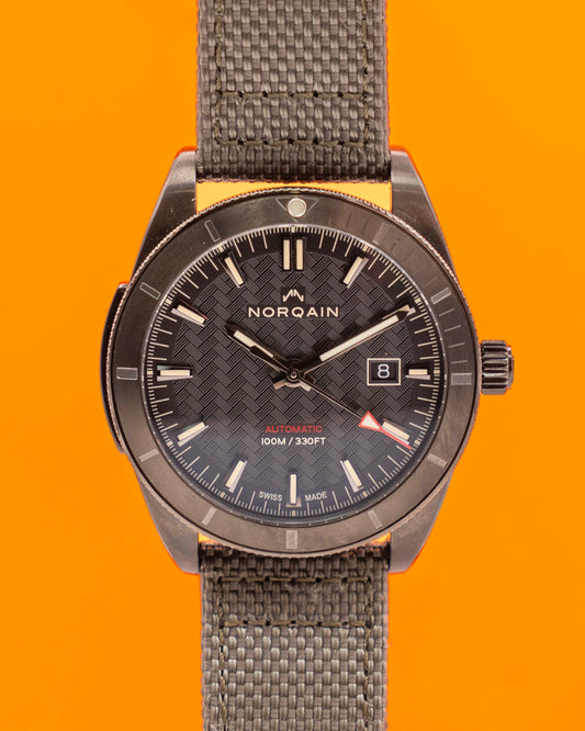Norqain Adventure Sport 42mm NB1000B01A/B102/10KC.20B Black Dial Green Strap 2023
