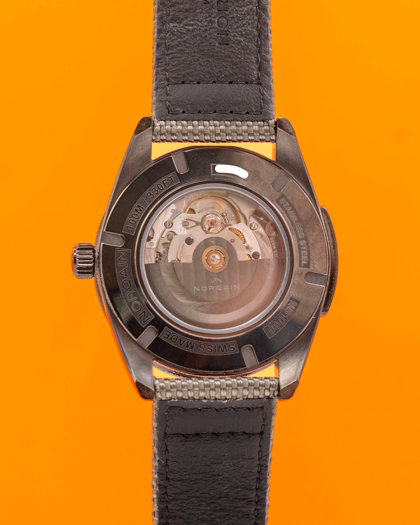 Norqain Adventure Sport 42mm NB1000B01A/B102/10KC.20B Black Dial Green Strap 2023 (NB1000B01A/B102/10KC.20B)