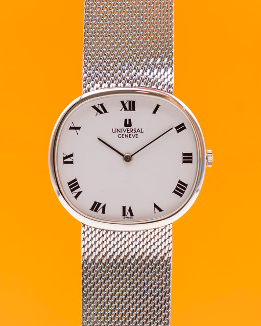 Universal Geneve White Shadow Ellipse 1977