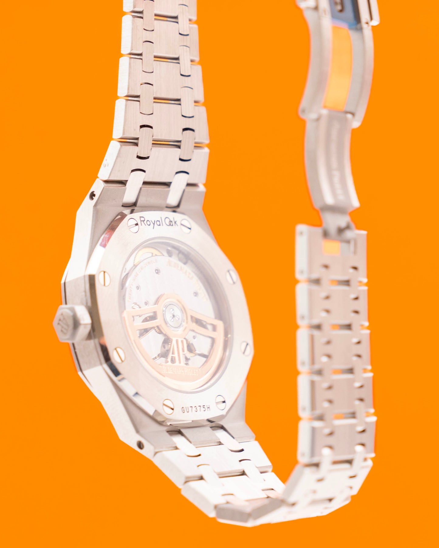 Audemars Piguet Royal Oak 37mm 15551ST.ZZ.1356ST.01 Diamond Bezel Stainless Steel Ice Blue Dial