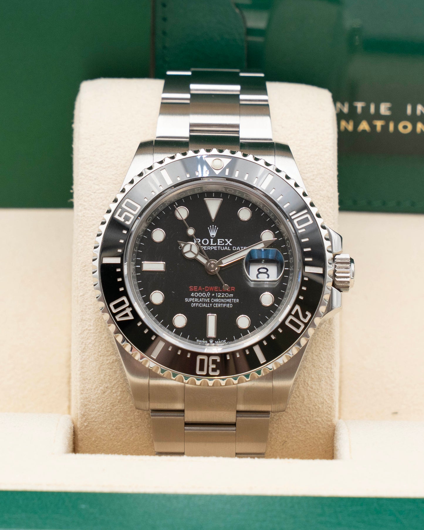 New Old Stock Rolex Seadweller 4000 40mm 16600 Black Dial 2008