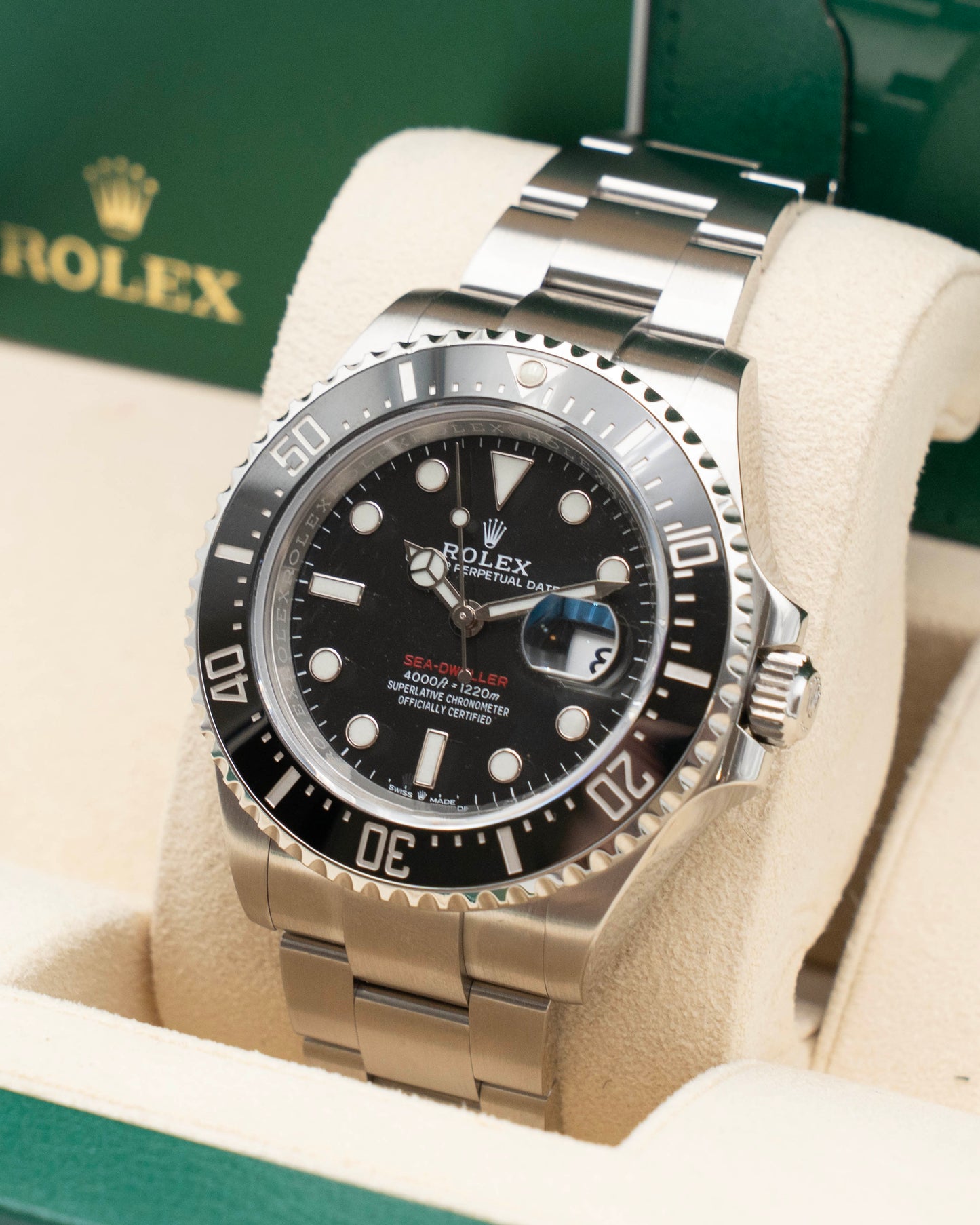 New Old Stock Rolex Seadweller 4000 40mm 16600 Black Dial 2008