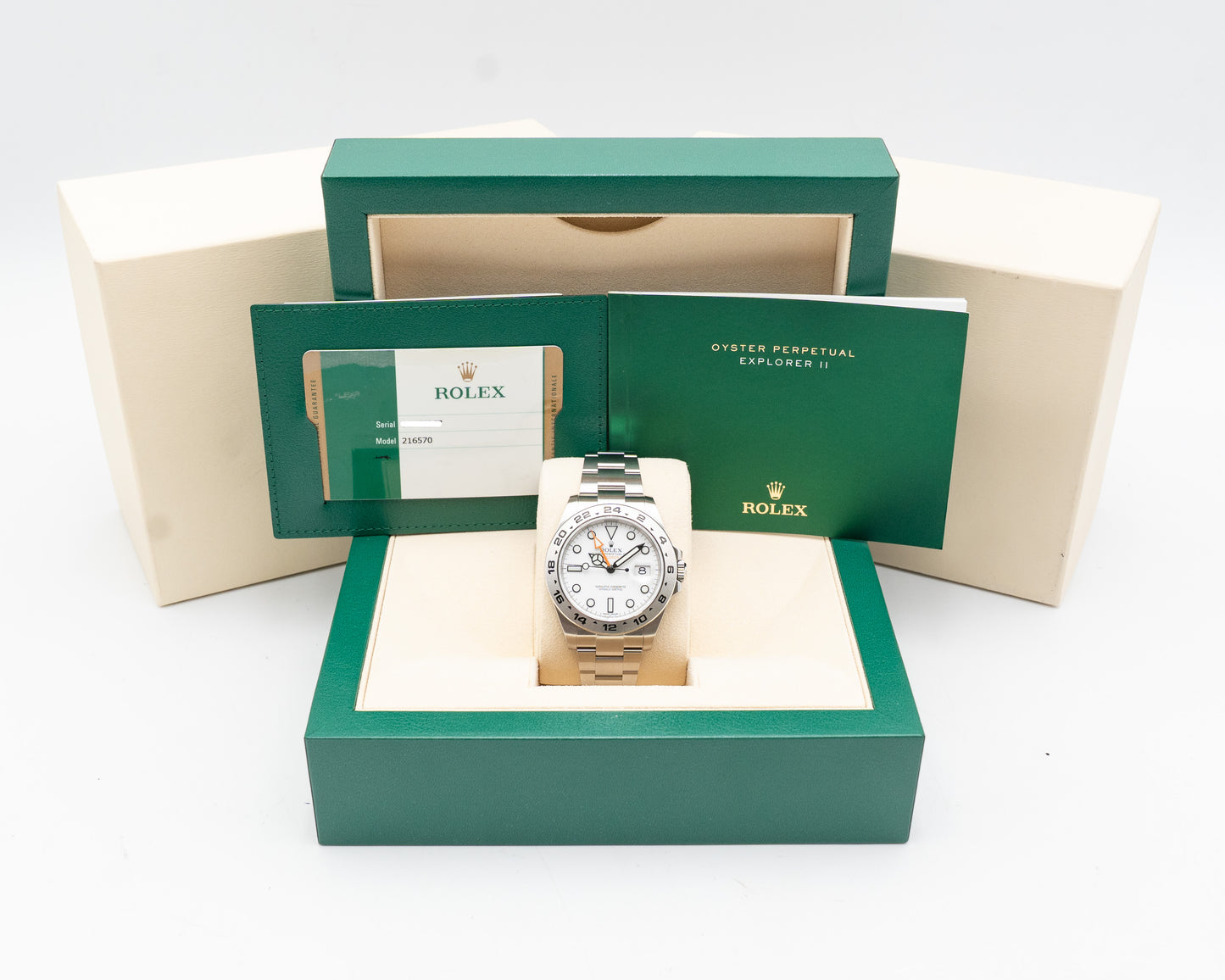 Rolex Oyster Perpetual Explorer II 42MM Polar 216570 2016