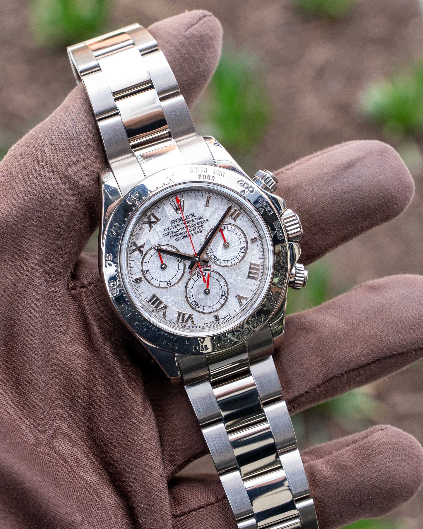 Rolex Daytona 40mm 116509 Meteorite Dial White Gold