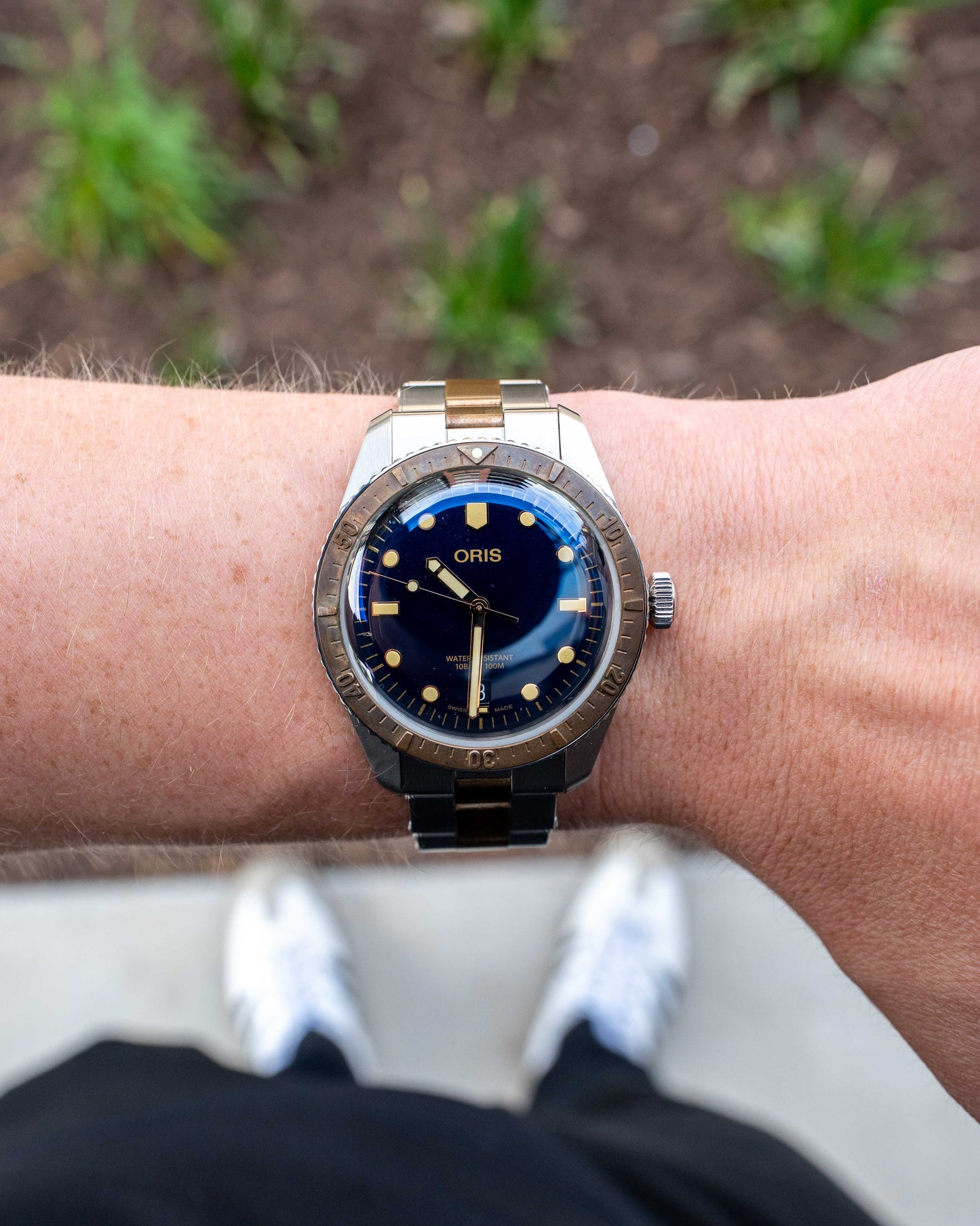 UNWORN Oris Divers Sixty Five 40mm 01 733 7707 4355-07 8 20 17 Blue Dial Bronze