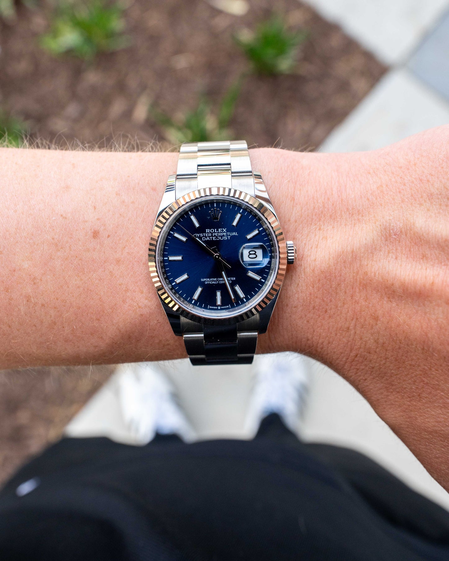 Rolex Datejust 36mm 126234 Blue Stick Dial with Fluted bezel 2025