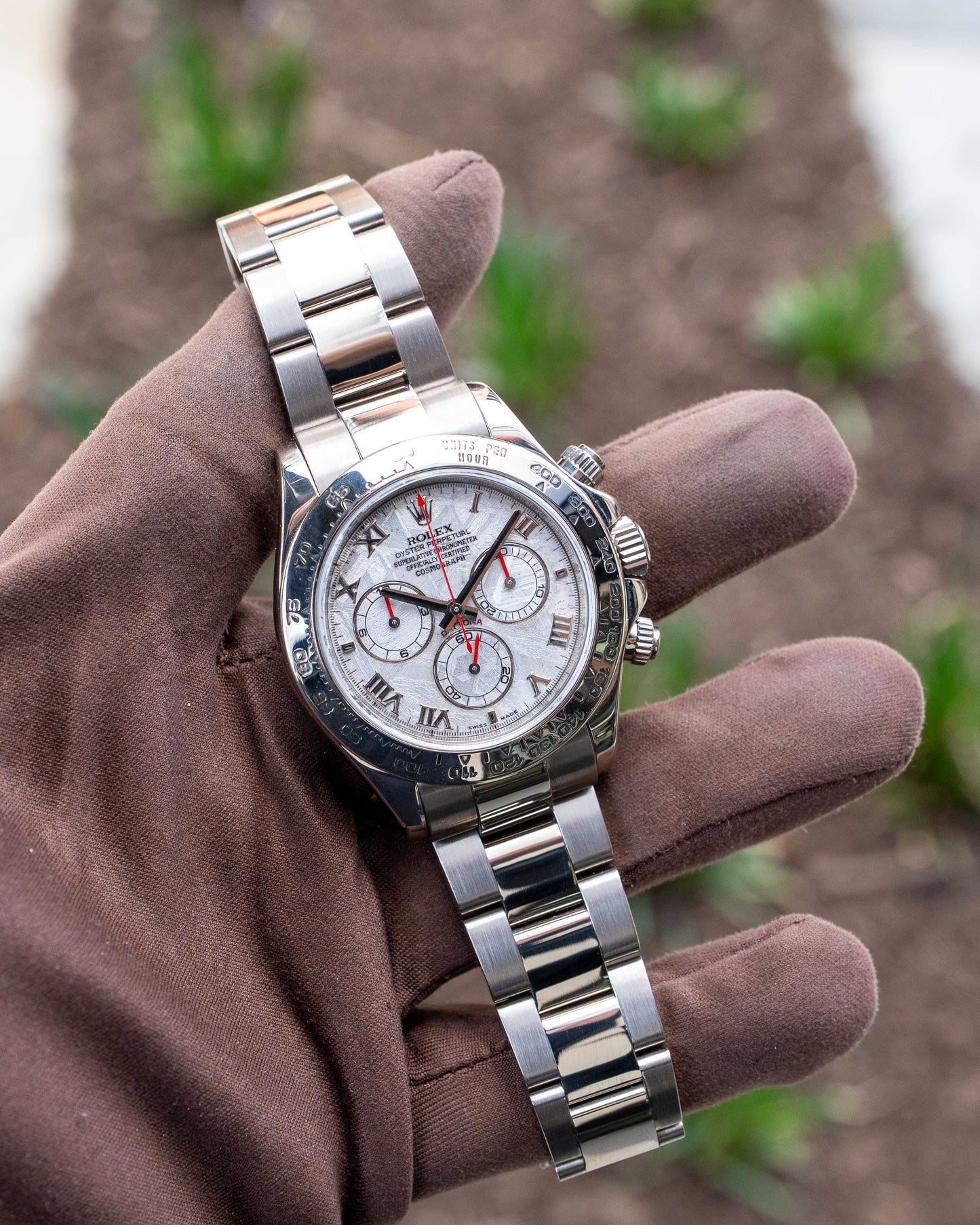 Rolex Daytona 40mm 116509 Meteorite Dial White Gold