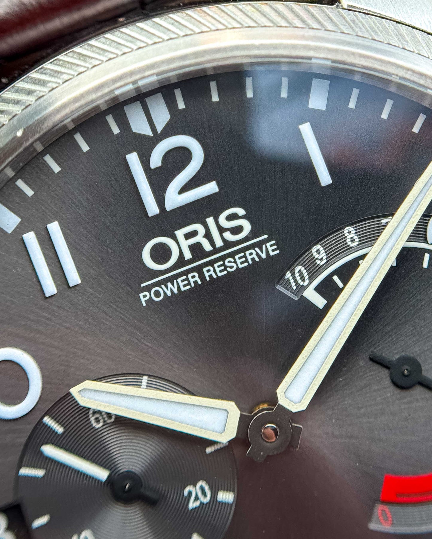 Oris Big Crown ProPilot Calibre 111 44mm 01 111 7711 4163 Brown Crocodile Strap Charcoal Dial