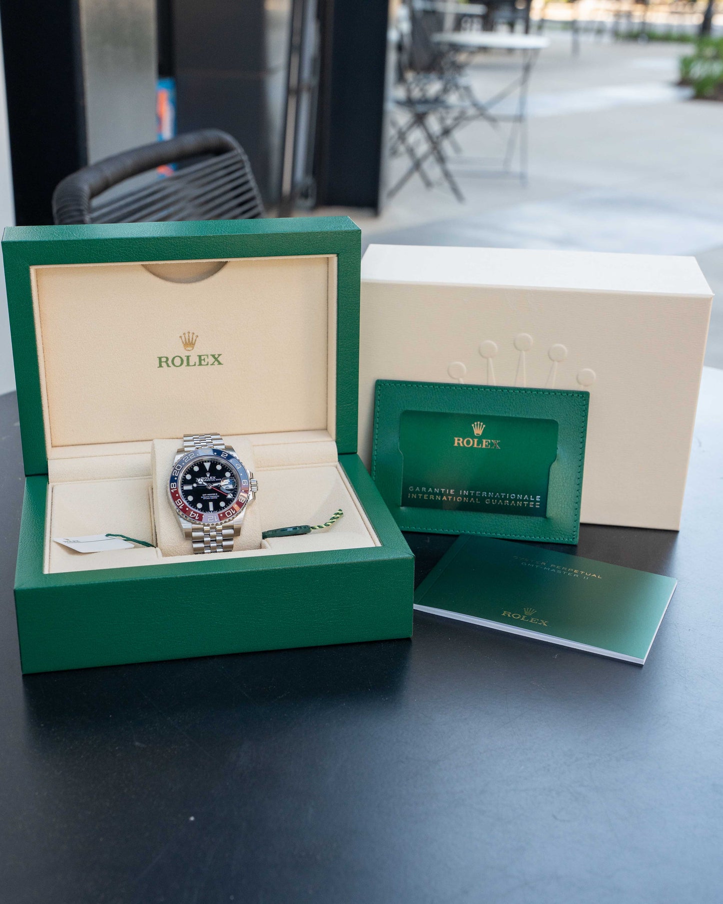 DISCONTINUED Rolex GMT Master II 40mm 126710BLRO Pepsi Jubilee 2022 (126710BLRO-0001)