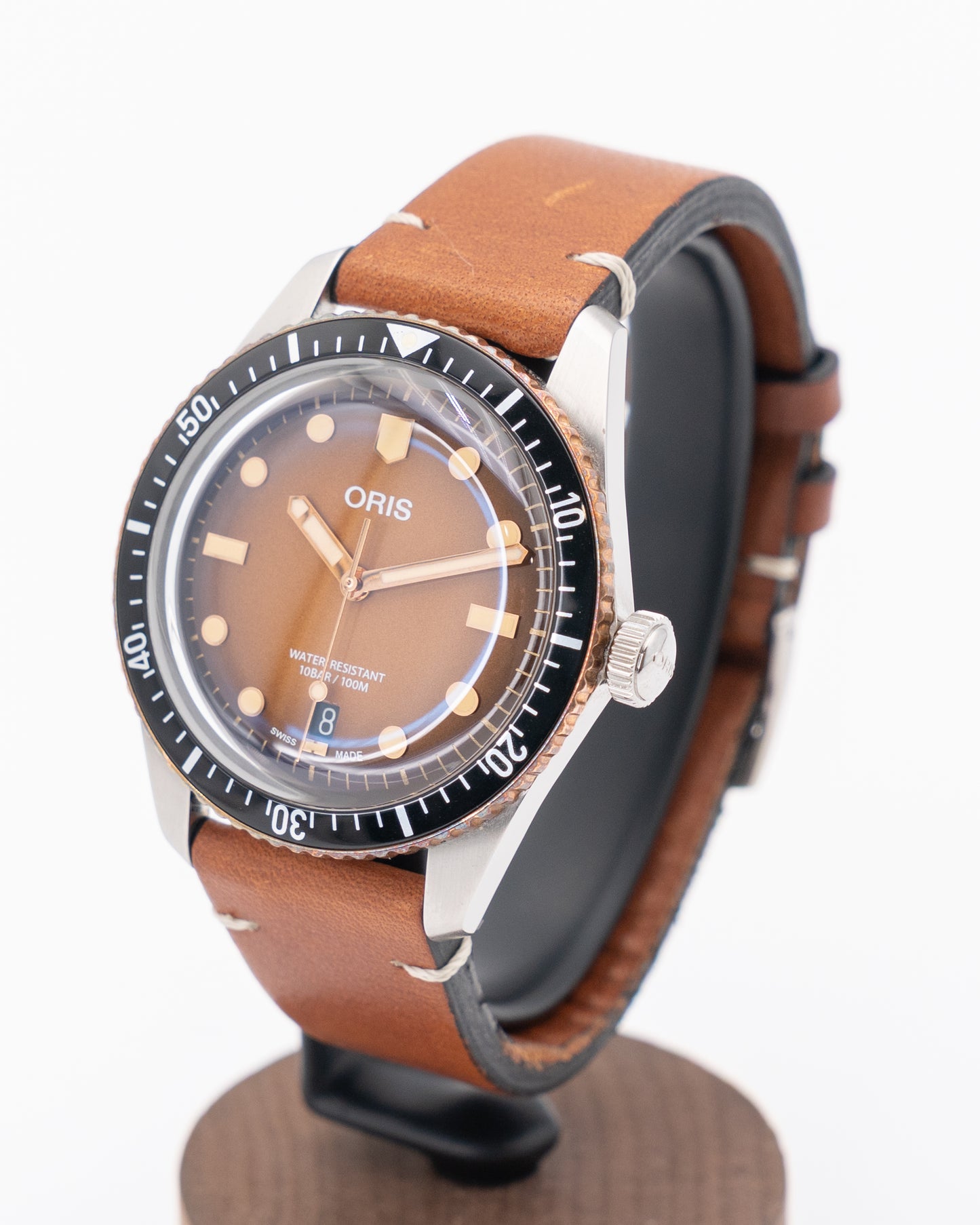 UNWORN Oris Divers Sixty Five 40mm 01 733 7707 4356 Sunset Brown