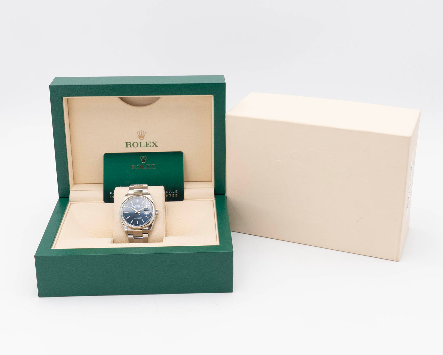 Rolex Datejust 36mm 126200 Blue Dial Smooth Bezel Oyster 2020