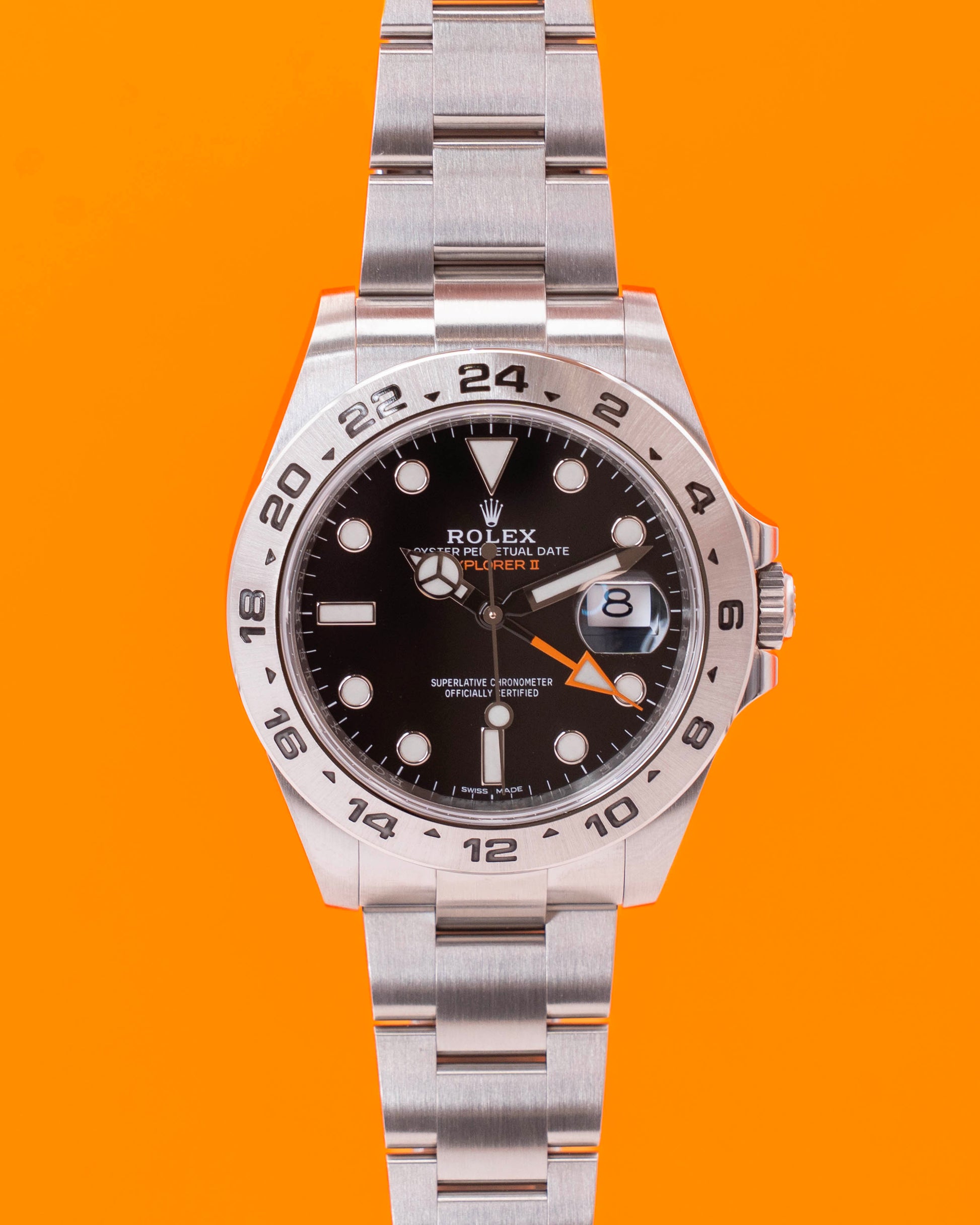 Oyster Perpetual Explorer II 42mm 216570 Black GMT RSC – Watch