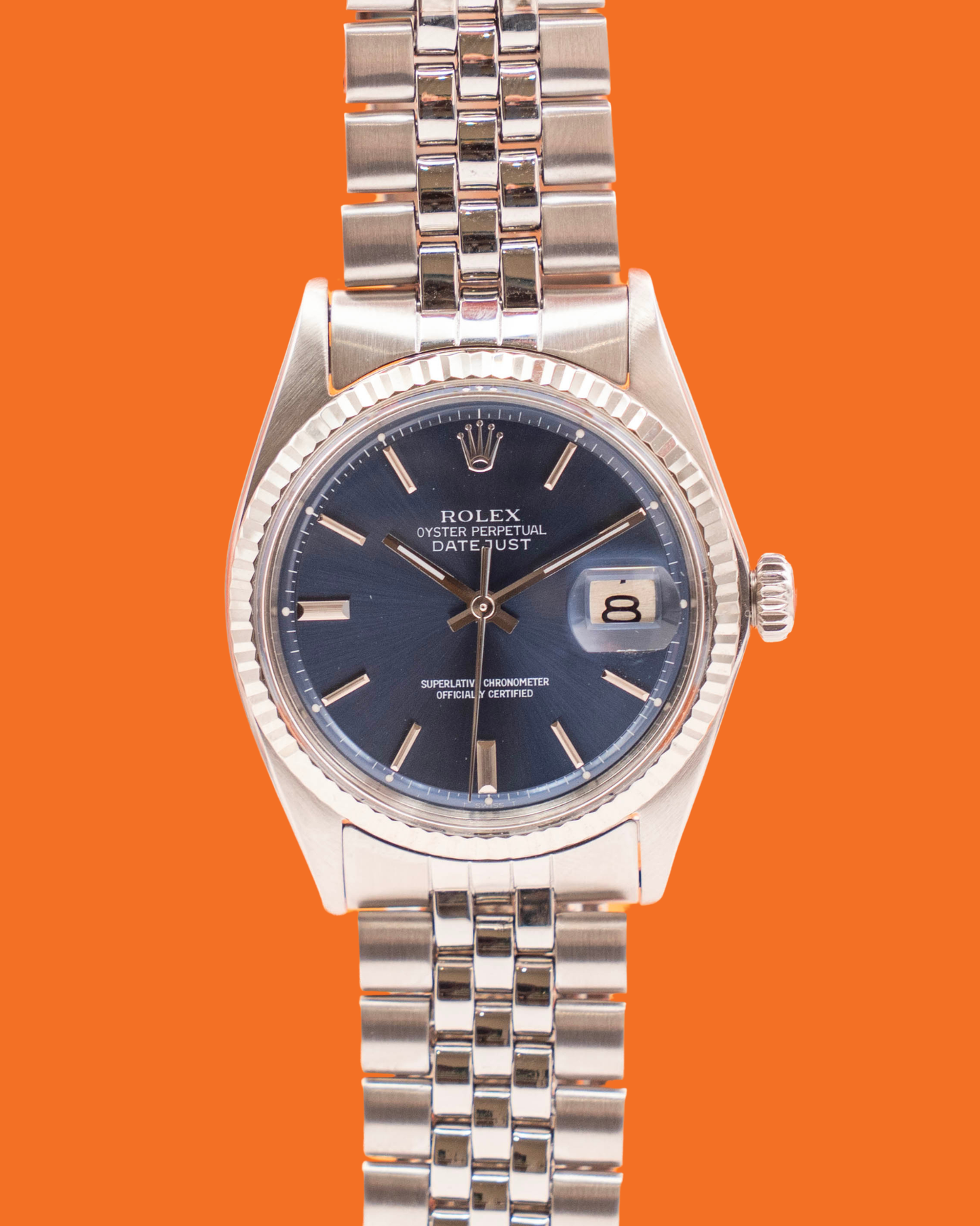 Rolex Datejust 36mm 1601 Blue Dial