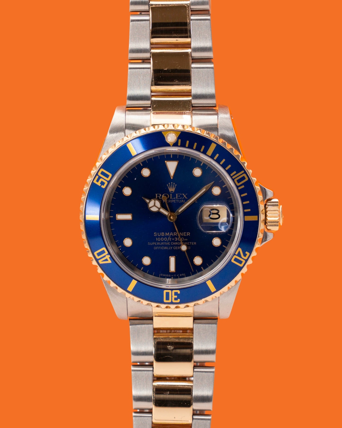 2026 CPO Rolex Submariner Date 40mm 16613LB Bluesy Aluminum Holes Case