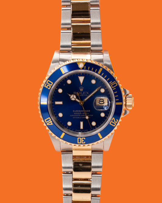 2026 CPO Rolex Submariner Date 40mm 16613LB Bluesy Aluminum Holes Case