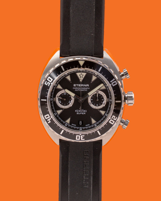 Eterna Super Kontiki 45mm 7770.41 Black Chronograph