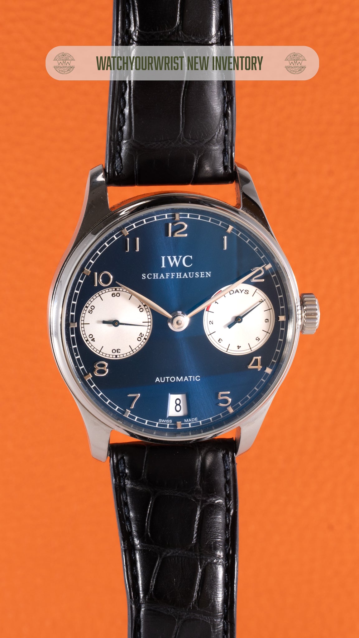 IWC Portuguese Chronograph 42.30mm IW500112 Laureus Sport for Good Chronograph 2011