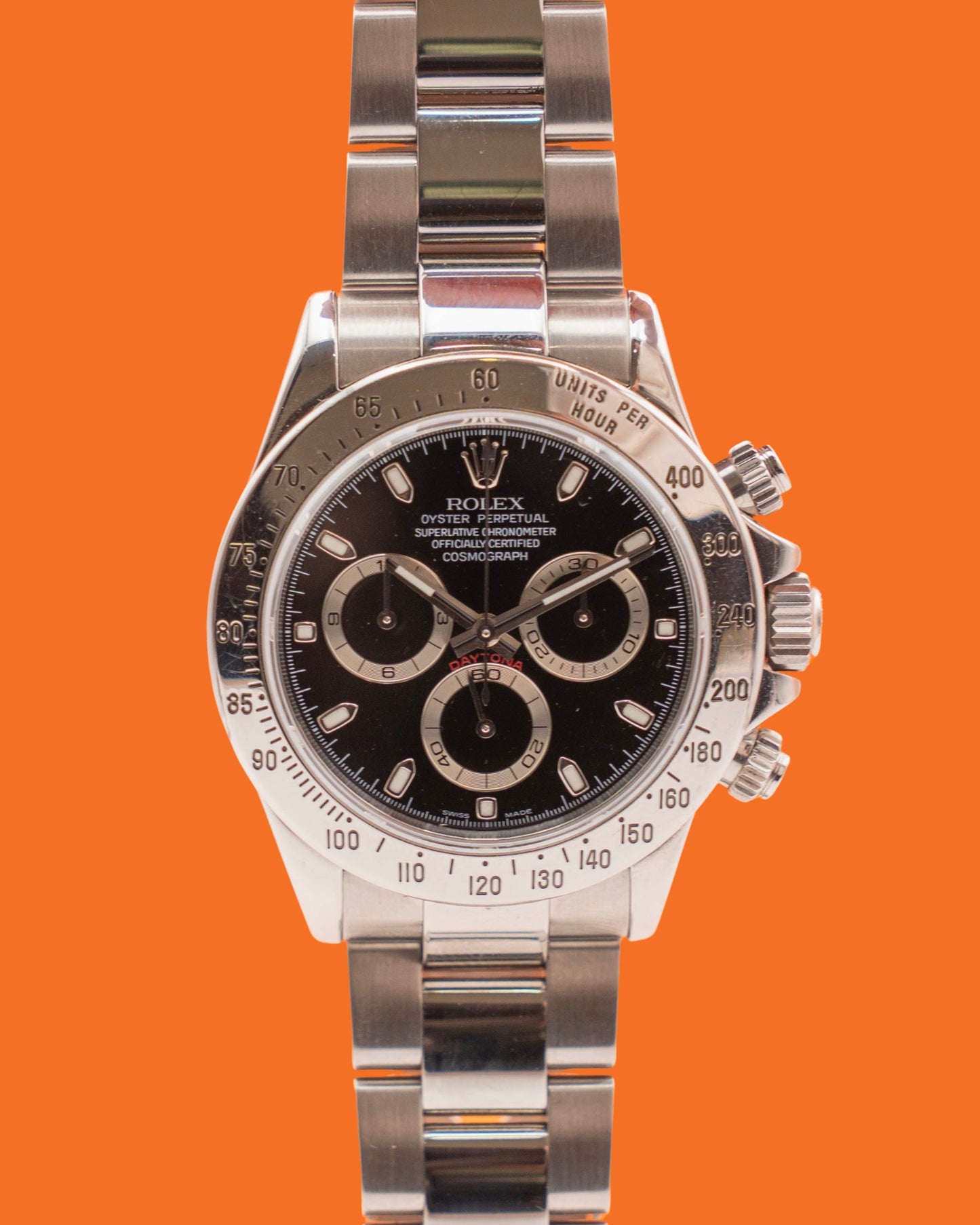 Rolex Daytona 40mm 116520 Black Stainless Steel