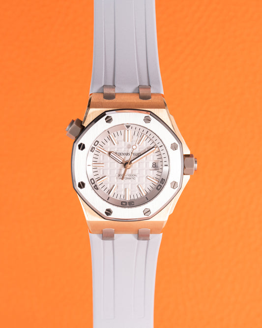 Audemars Piguet Royal Oak Offshore Diver 42mm 15711IO.OO.A006CA.01 Rose Gold Titanium Japan Ltd Edition 500pcs