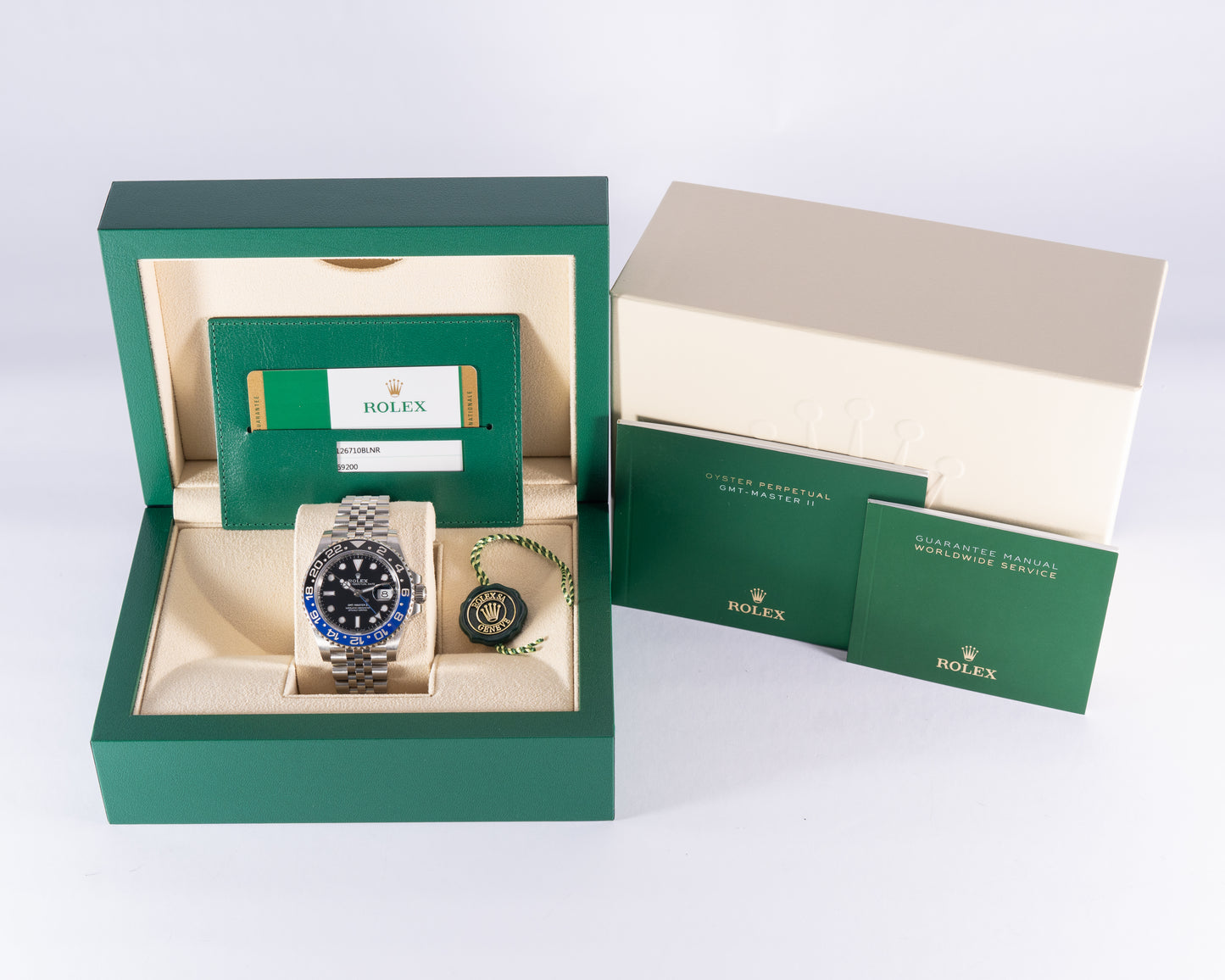 Rolex GMT Master II 40mm 126710BLNR Jubilee Batman Batgirl 2019