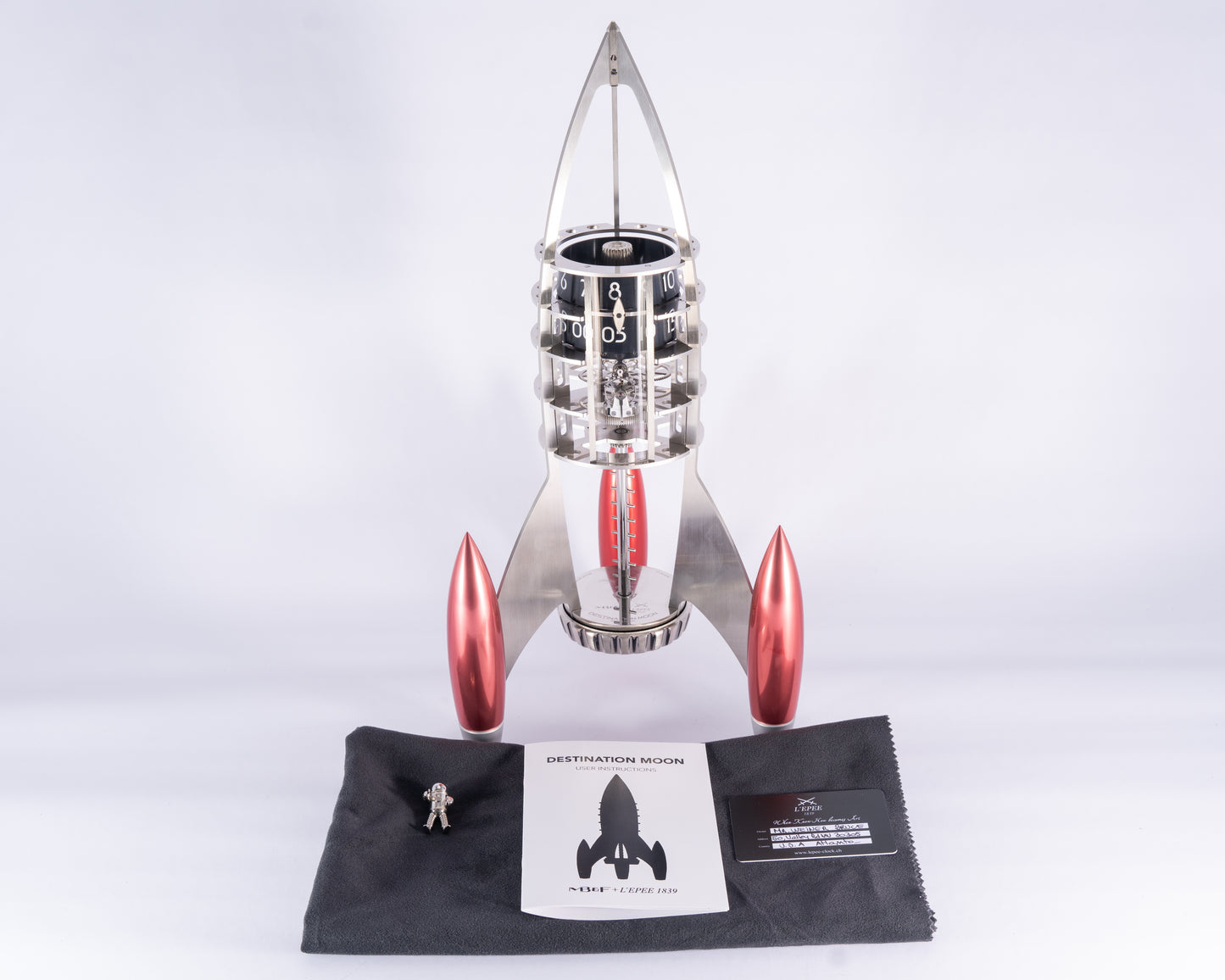 L'epee 1839 & MB&F Collab  74.6000/154 Destination Moon Clock Rocket