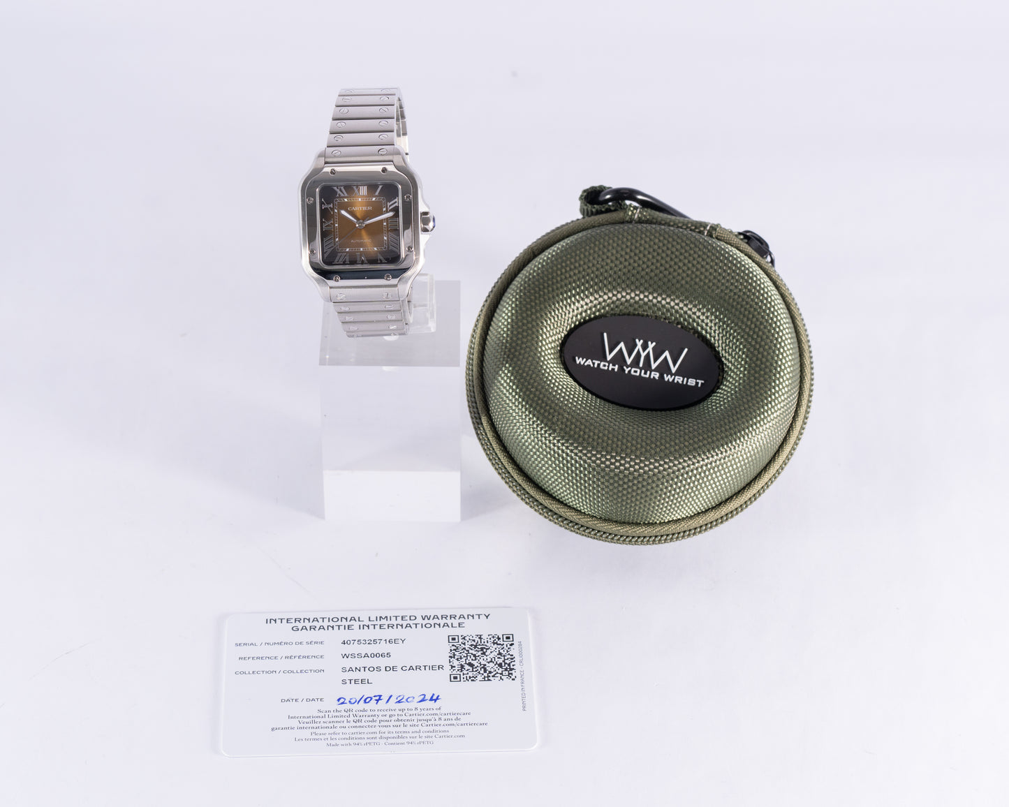 Cartier Santos De Cartier Medium 35mm WSSA0065 Brown Dial 2024