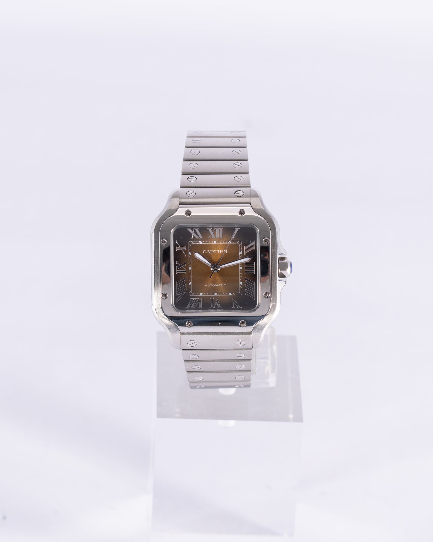 Cartier Santos De Cartier Medium 35mm WSSA0065 Brown Dial 2024