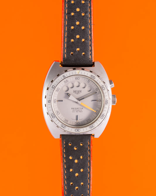 Heuer Regatta 42.5mm 134.603 Grey PVD Steel